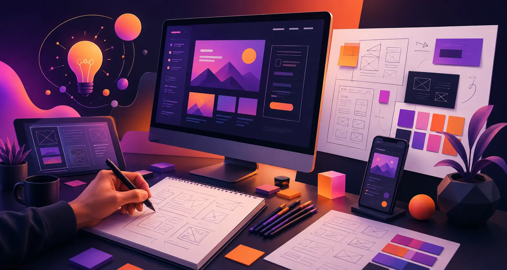 Inside a Web Design Agency: How Web Designers Sketch Your Vision